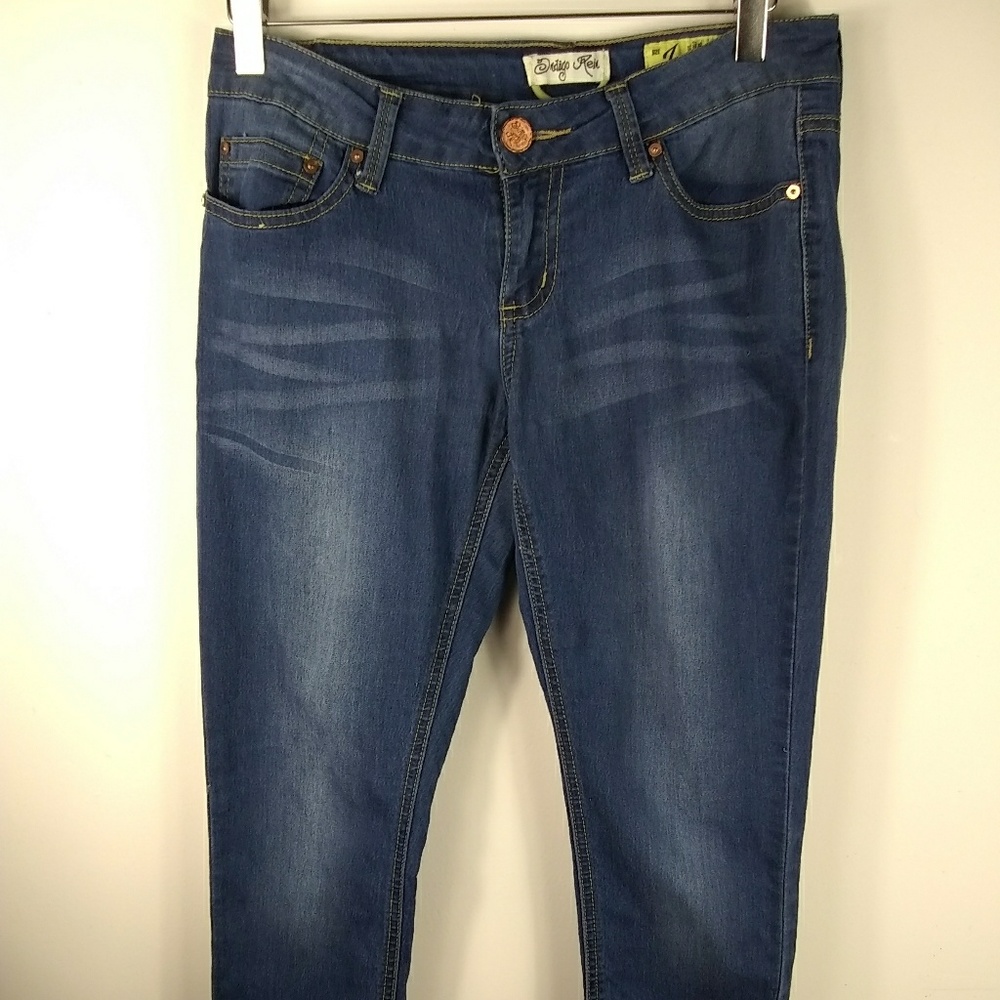 Indigo Rein Mid Wash Size 7 Junior Women Jeans